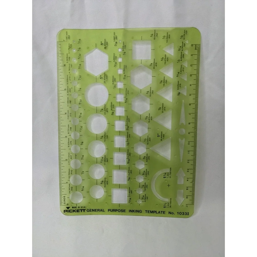 Pickett‎ Inking Template 10331 Circle 12041 Lot of 2